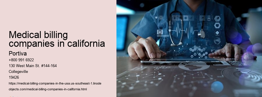 medical billing companies in california